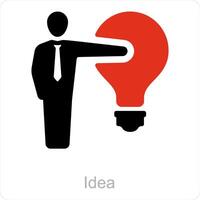 Idea and creativity icon concept vector