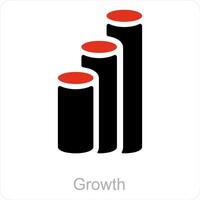 Growth and Analiticscareer icon concept vector