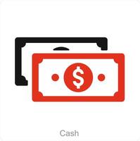 Cash and money icon concept vector