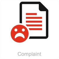 Complaint and feedback icon concept vector