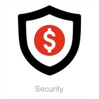 Security and asset icon concept vector