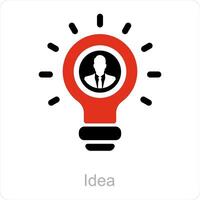 Idea and creativity icon concept vector