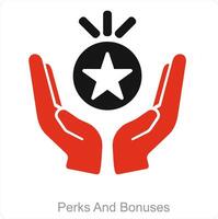 Perks And Bonuses icon concept vector