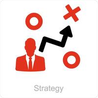 Strategy and plan icon concept vector