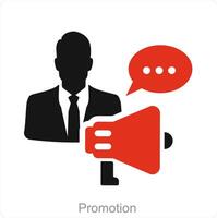 Promotion and advertise icon concept vector