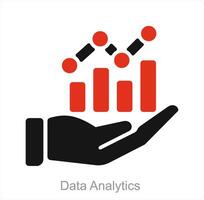 Data Analytics and business icon concept vector