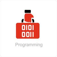 programming and code icon concept vector