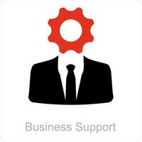 Business Support and customer service icon concept vector