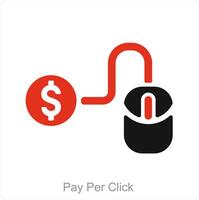 Pay Per Click icon concept vector