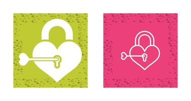 Love lock Vector Icon