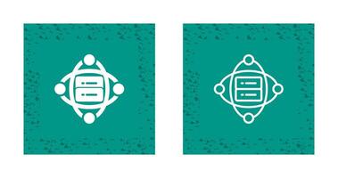 Cluster Server Vector Icon
