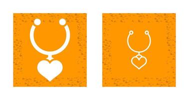 Heart Shaped Locket Vector Icon