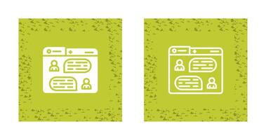 Messaging Vector Icon