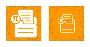 Document Insert Formula Vector Icon