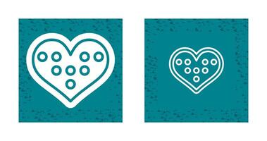 Chocolates in heart Box Vector Icon