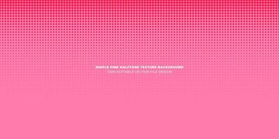 Simple Pink Abstract Horizontal Background With Delicate Halftone Vector Texture