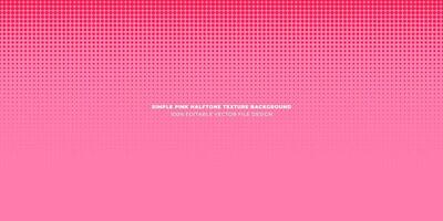 Simple Pink Abstract Horizontal Background With Delicate Halftone Vector Texture