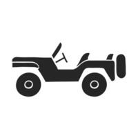 Hand drawn Military vehicle vector illustration