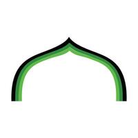 Mosque icon in isometric 3d style on a white background. resources graphic element design. Vector illustration with a religious ornament theme