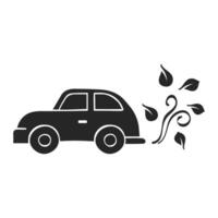 Hand drawn Green car vector illustration