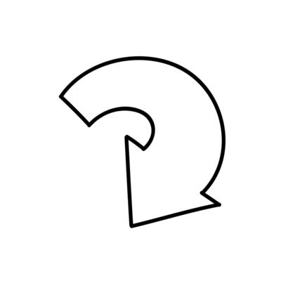 Arrow icon. Hand drawn vector illustration. Editable line stroke.