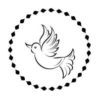 Christian Design for print or use as tattoo design vector