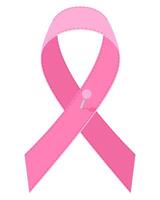 pink ribbon breast cancer awareness stock vector illustration isolated on white background