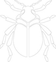 junebug  outline silhouette vector