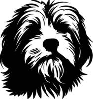 Cotondetulear  silhouette portrait vector