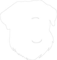 rottweiler   outline silhouette vector