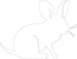 bilby  outline silhouette vector