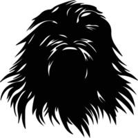 Puli  silhouette portrait vector