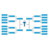 Match schedule template design vector