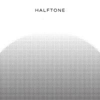 creative color halftone rounded circular vector