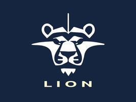 Lion logo design vector