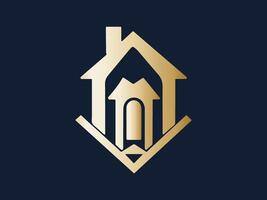 House logo design icon symbol vector illustration