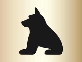 Dog logo design icon symbol vector illustration