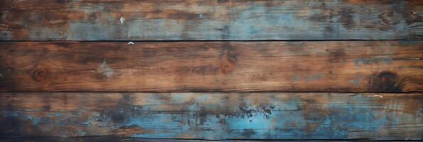 AI generated Vintage wood background with grunge style photo