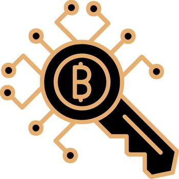 Encryption Key Vector Icon