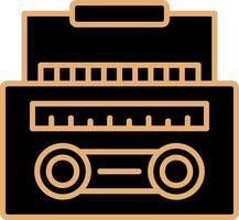 Radio Cassette Vector Icon