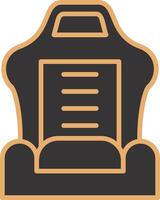 Car Seat Vector Icon