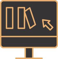 Online Book purchase Vector Icon