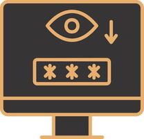 Computer Spyware Vector Icon