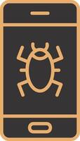 Mobile Virus Vector Icon