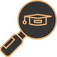 Search University Course Vector Icon