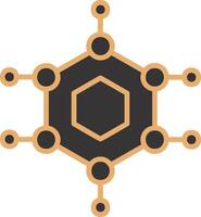 nanotecnología vector icono