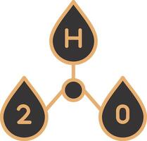 H2o Vector Icon