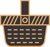 Picnic Basket Vector Icon