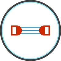 Chest Expander Flat Circle Icon vector
