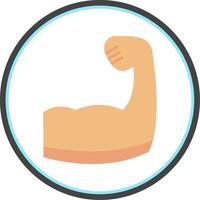 Brawn Flat Circle Icon vector